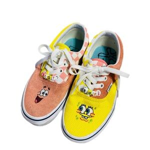 RARE SpongeBob x Vans collab classic silhouette best buds mix sneakers shoes